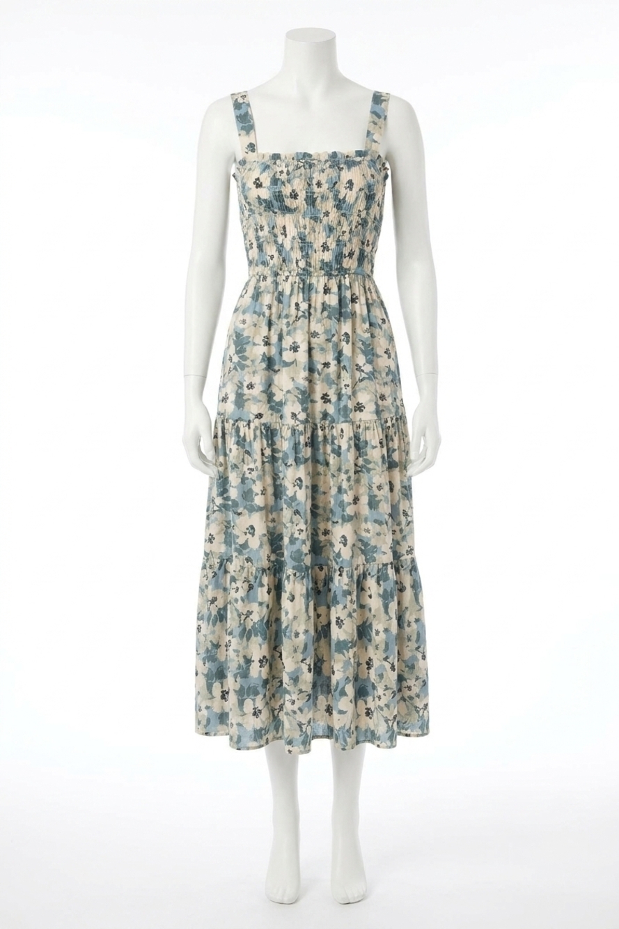 NEW BE COOL ginny floral maxi dress in green